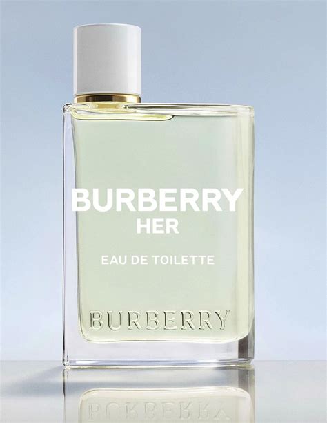 burberry her perfume range